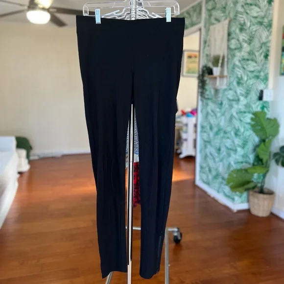 Cabi Black Ponte Knit Riding Pants Skinny Ankle Leggings 999 Sz M - Picture 3 of 7